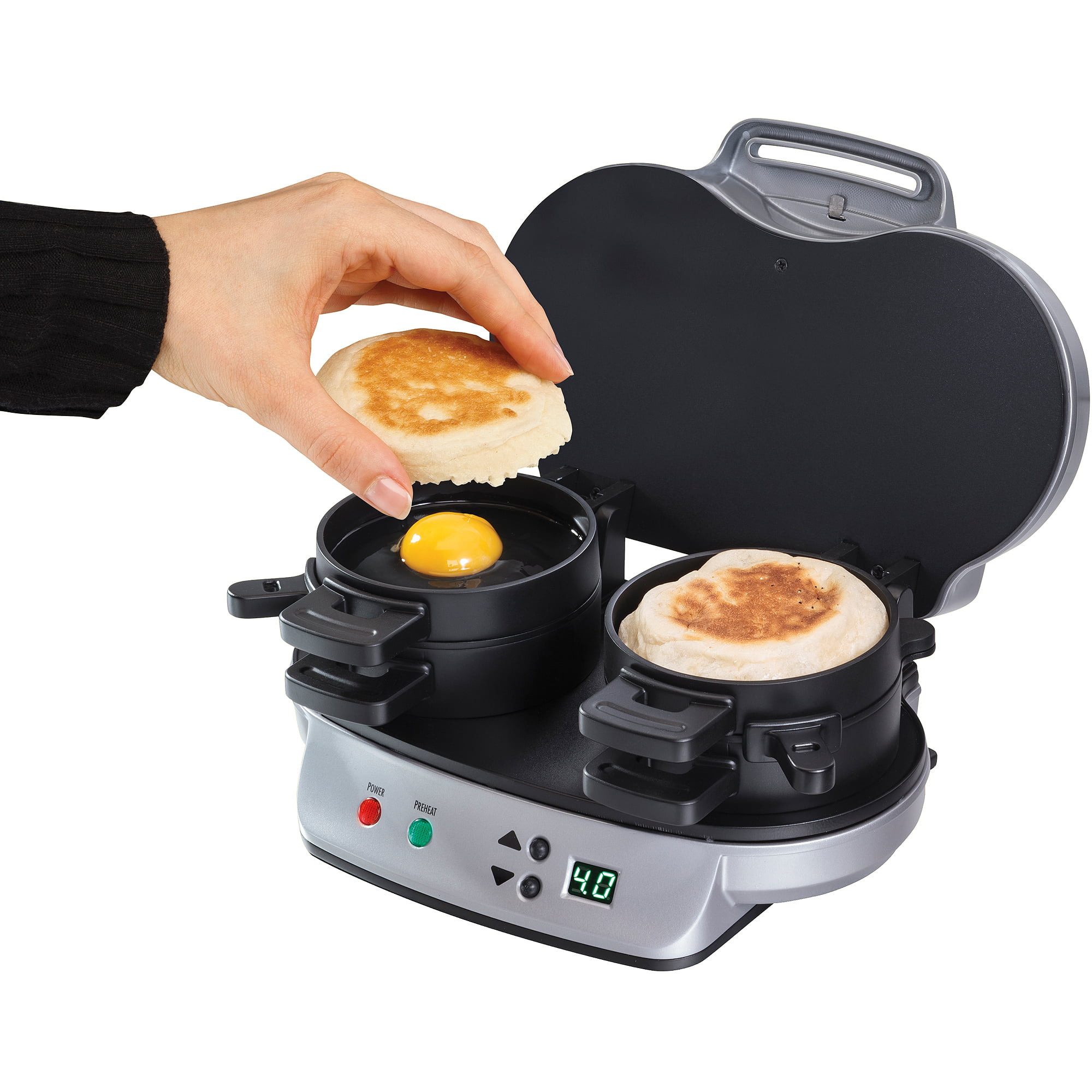 Hamilton Beach Dual Breakfast Sandwich Maker Cookbook: 1000-Day Easy and  Delicious Sandwich, Omelet and Burger Recipes | Healthy Cooking for Busy