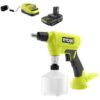 RYOBI P28140 ONE+ 18V Cordless Battery .5L Compact Sprayer with 2.0 Ah Battery and Charger