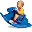 Little Tikes 620171 Outdoor & Indoor Balance Rocking Horse for Toddlers, Blue