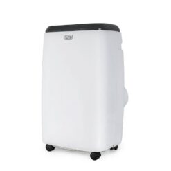 BLACK+DECKER BPP10WTB 14,000 BTU 10,000 BTU (SACC, CEC) Portable Air Conditioner with Double Motor Dehumidifier and Remote, White