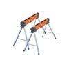 BORA PM-4520T 30 in. H Steel All Terrain Sawhorse, 750 Lb. Capacity (2-Pack)