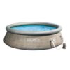 Summer Waves P1N01436E-SW 14 ft. x 36 in. Above Ground Inflatable Outdoor Swimming Pool with Pump