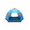 Afoxsos HDDB1832 6-People to 9-People Blue Automatic Hexagonal Tent Multi-Person Double-Layer Outdoor Camping Rain Tent