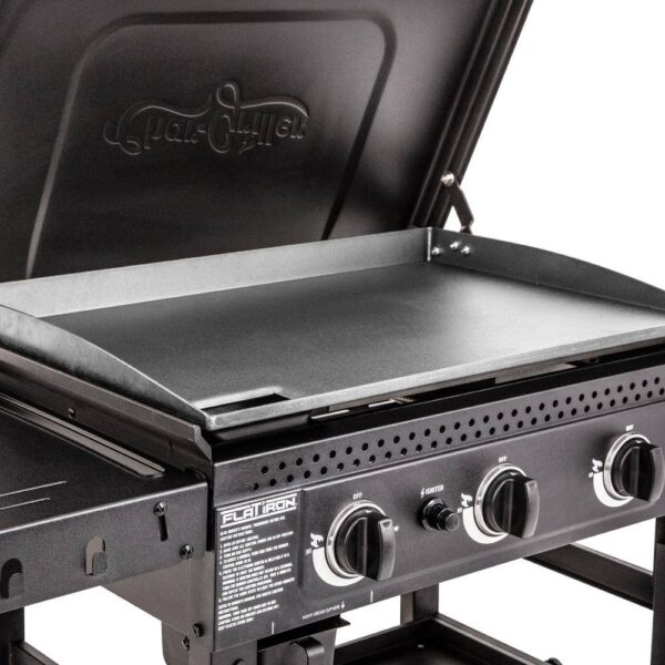 CharGriller E8428 Flat Iron 3Burner Outdoor Griddle Gas Grill with