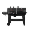 Char-Griller 5650 4-Burner Gas and Propane Charcoal Grill in Black
