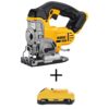 DEWALT DCS331BWDCB230 20V MAX Lithium-Ion Cordless Jig Saw and 20V MAX Compact Lithium-Ion 3.0Ah Battery