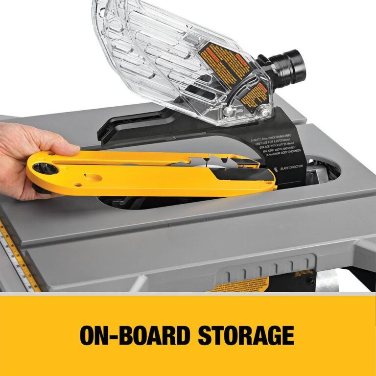 DEWALT DWE7485WS 15 Amp Corded 81/4 in. Compact Jobsite Tablesaw with