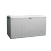 Hampton Bay HBDB130WLG-GS 130 Gal. Grey Resin Wood Look Outdoor Storage Deck Box with Lockable Lid