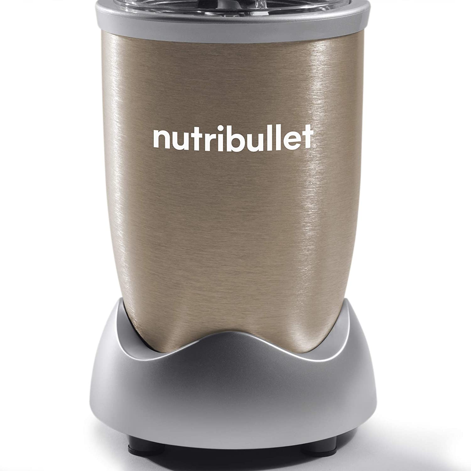NutriBullet Pro - 13-Piece High-Speed Blender/Mixer System with Hardcover  Recipe Book Included (900 Watts) Champagne, Standard & 900 Watt/Sport Cross