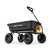 GORILLA CARTS GCG-4 4 cu. ft. Poly Garden Dump Garden Cart