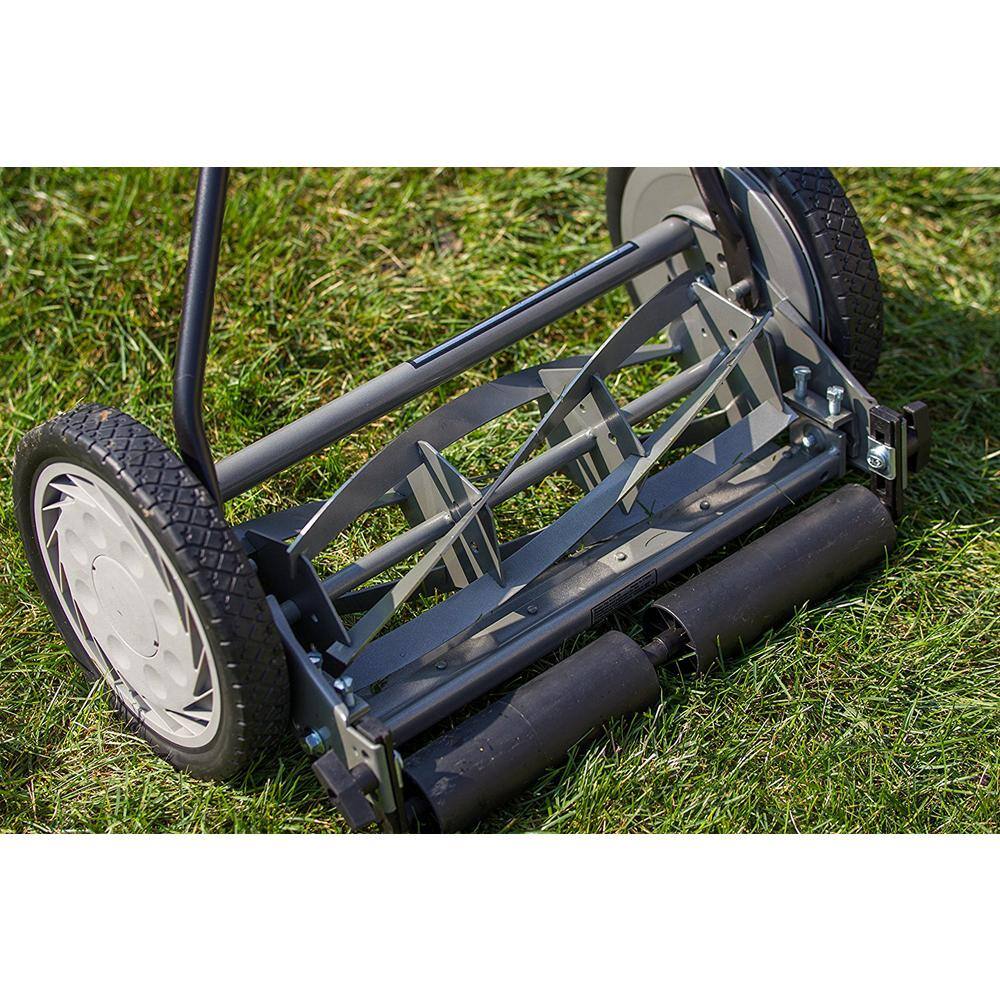 Great States Corporation 415-16-21 16 in. 5-Blade Manual Walk Behind Reel  Lawn Mower