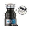 InSinkErator BADGER 500 WC w/DWC-00 Badger 500 Standard Series 1/2 HP Continuous Feed Garbage Disposal with Power Cord & Dishwasher Connector