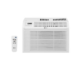 LG Electronics LW6017R 6,000 BTU 115-Volt Window Air Conditioner LW6017R Cools 250 Sq. Ft. with Remote