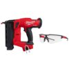 Milwaukee 2746-20-48-73-2010 M18 FUEL 18-Volt Brushless Cordless Gen II 18-Gauge Brad Nailer (Tool-Only) with Clear Anti Scratch Safety Glasses
