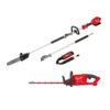 Milwaukee 2825-20PS-3001-20 M18 FUEL 10 in. 18V Lithium-Ion Brushless Electric Cordless Pole Saw & M18 FUEL 18 in. Hedge Trimmer Combo Kit (2-Tool)