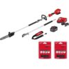 Milwaukee 2825-21PS-49-16-2723-49-16-2723 M18 FUEL 10 in. 18-Volt Lithium-Ion Brushless Cordless Pole Saw Kit with 8.0 Ah Battery and (2)10 in. Saw Chain