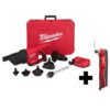 Milwaukee 2572B-21-2426-20 M12 12V Lithium-Ion Cordless Drain Cleaning Airsnake Air Gun Kit with M12 Multi-Tool