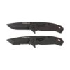 Milwaukee 48-22-1994-48-22-1998 3 in. Hardline D2 Steel Smooth Blade Pocket Folding Knife & 3 in. Hardline D2 Steel Serrated Blade Pocket Folding Knife
