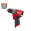 Milwaukee 3404-20 M12 FUEL 12V Lithium-Ion Brushless Cordless 1/2 in. Hammer Drill (Tool-Only)