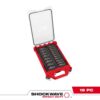 Milwaukee 49-66-6801 SHOCKWAVE Impact-Duty 3/8 in. Drive Metric Deep Well Impact PACKOUT Socket Set (19-Piece)