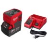 Milwaukee 2846-20-48-59-1850 M18 18-Volt Lithium-Ion 175-Watt Powered Compact Inverter with 5.0 Ah Battery and Charger