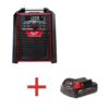 Milwaukee 2792-20-48-11-1820 M18 18-Volt Cordless Jobsite Radio/Charger with free M18 2Ah Compact Battery