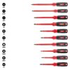 Milwaukee 48-22-2210 1000-Volt Insulated Screwdriver Set with Case (10-Piece)