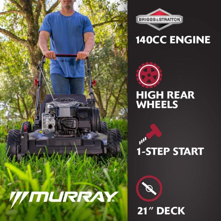 Murray MNA152703 21 in. 140 cc Briggs and Stratton Walk Behind Gas Push