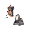 RIDGID R87044-R8694620B 18V Cordless 2-Tool Combo Kit with Digital Inflator and Flood Light with Detachable Light (Tools Only)