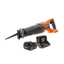 RIDGID R8647KN 18V Brushless Cordless Reciprocating Saw Kit with (1) 4.0 Ah Battery and Charger