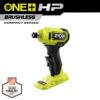 RYOBI PSBDG01B ONE+ HP 18V Brushless Cordless Compact 1/4 in. Right Angle Die Grinder (Tool Only)