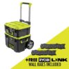 RYOBI  LINK Rolling Tool Box w/ Medium Tool Box and FREE Wall Rail (2-Pack)