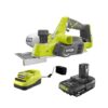 RYOBI P611-PSK005 ONE+ 18V Cordless 3-1/4 in. Planer with Dust Bag, 2.0 Ah Battery, and Charger