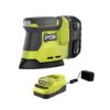 RYOBI PCL416K1 ONE+ 18V Cordless Corner Cat Finish Sander Kit with 4.0 Ah Battery and Charger