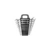TEKTON WAE91103 Angle Head Open End Wrench Set, 11-Piece (1/4-3/4 in.) - Holder