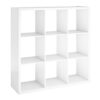 ClosetMaid 4588 43.98 in. H x 43.82 in. W x 13.50 in. D White Wood Large 9- Cube Organizer