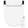 VOVO VB-6100SR STYLEMENT Electric Bidet Seat for Round Toilet in White with Remote Control and UV-A LED Sterilization