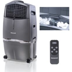 Honeywell 806-CFM 3-Speed Indoor Portable Evaporative Cooler for 500-sq ft (Motor Included)