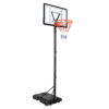 Ktaxon 35in 8ft -10ft Height Adjustable Portable Basketball Hoop System, Grow-to-Pro Basketball Stand Net Goal, with Wheels, for Youth Junior Indoor/Outdoor