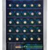 Danby 36 Bottle Free-Standing Wine Cooler in Stainless