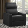 Mainstays Home Theater Recliner with USB charging ports, Faux Leather, Multiple Finishes