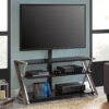 Whalen Xavier 3-in-1 Television Stand, Brown
