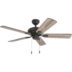 Prominence Home 50751-35 Russwood Traditional 42-Inch Aged Bronze Indoor Ceiling Fan, Barnwood/Tumbleweed Blades and 3 speed remote