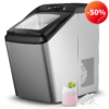 AICOOK Nugget Ice Maker for Countertop, Makes 26lb Nugget Ice per Day, Sonic Ice Maker Machine, Crunchy Pellet Ice Maker with 5.3lb Ice Bin and Scoop for Home Office, Self-Cleaning