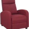 Lacoo Home Theater Recliner Red Fabric Recliner, Multi Options Available