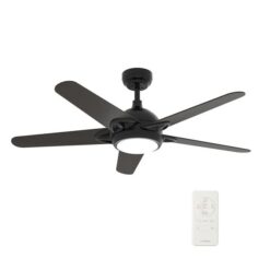 Solasta 52'' Smart Ceiling Fan with Remote, Light Kit Included, Works with Google Assistant, Amazon Alexa, and Siri Shortcuts.