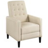 SmileMart Fabric Recliner, Beige