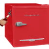 Frigidaire 1.6 Cu Ft. Retro Compact Refrigerator with Side Bottle Opener EFR176, Red