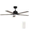 Espear 52-inch Smart Ceiling Fan with Remote, Light Kit Included, Works with Google Assistant, Amazon Alexa, and Siri Shortcuts.