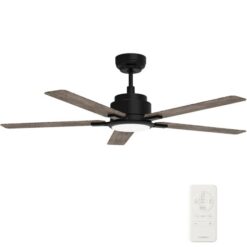 Espear 52-inch Smart Ceiling Fan with Remote, Light Kit Included, Works with Google Assistant, Amazon Alexa, and Siri Shortcuts.